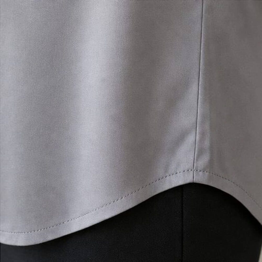 Gray Lace Trim Top - Picture 6 of 6